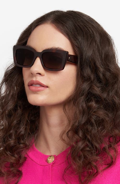 Kate Spade New York Cailin 52mm Rectangular Sunglasses In Brown