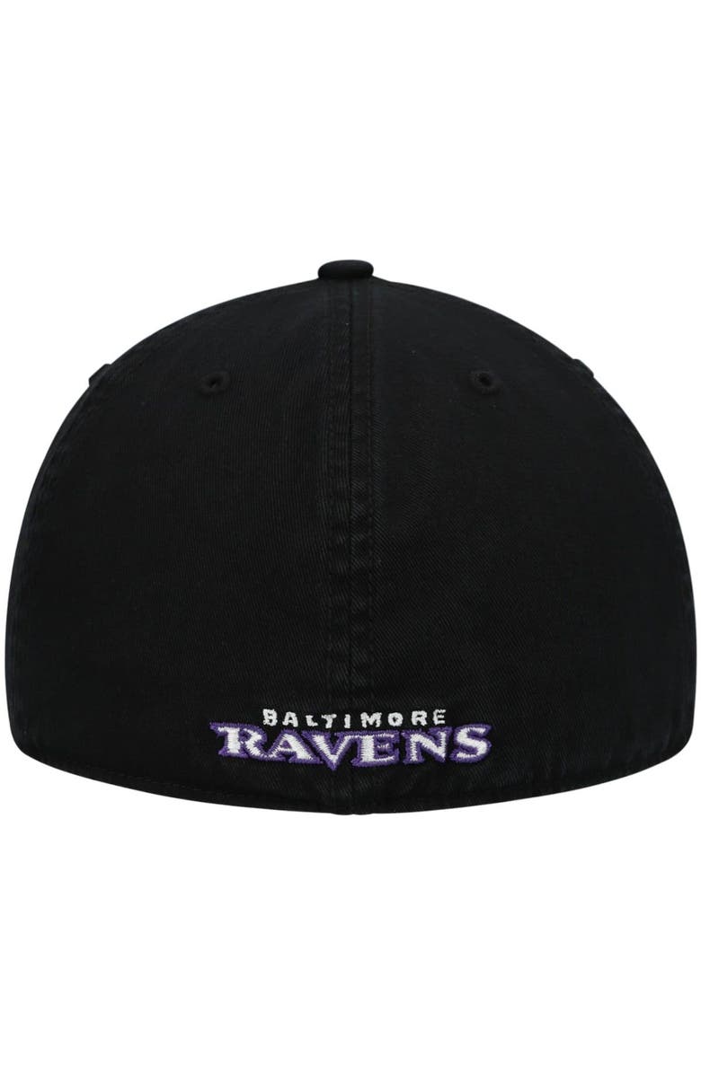 '47 Men's '47 Black Baltimore Ravens Franchise Logo Fitted Hat, Alternate, color, 