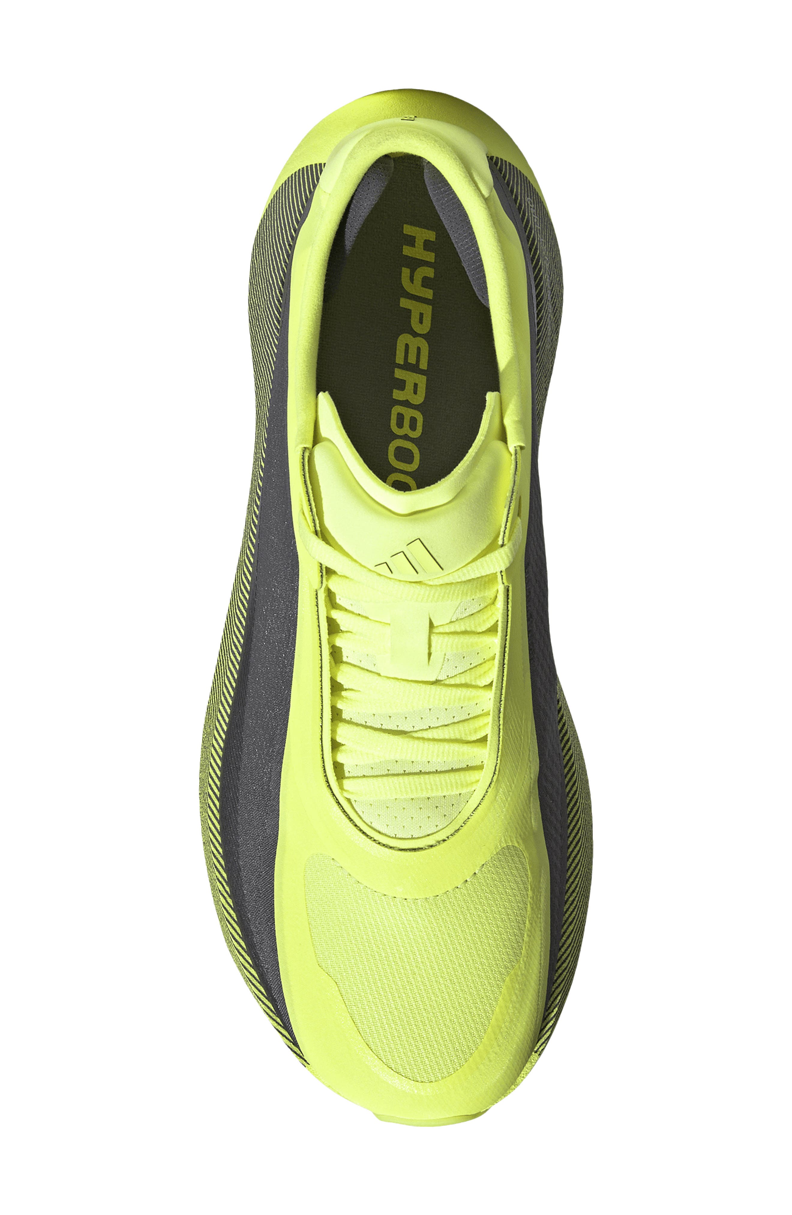 Hyperboost Edge Running Shoe, Alternate, color, YELLOW/ IRON MET./ GREY