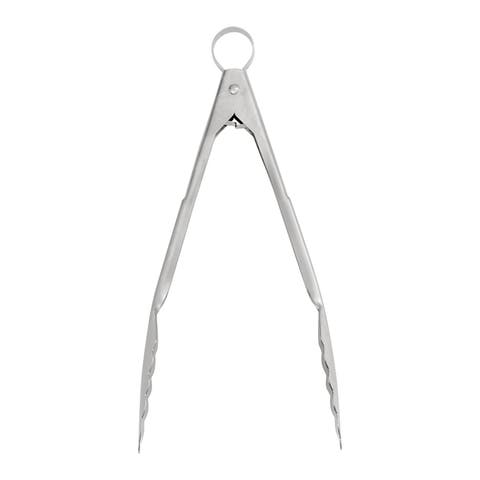 9.5 Inch Stainless Steel Locking Tongs