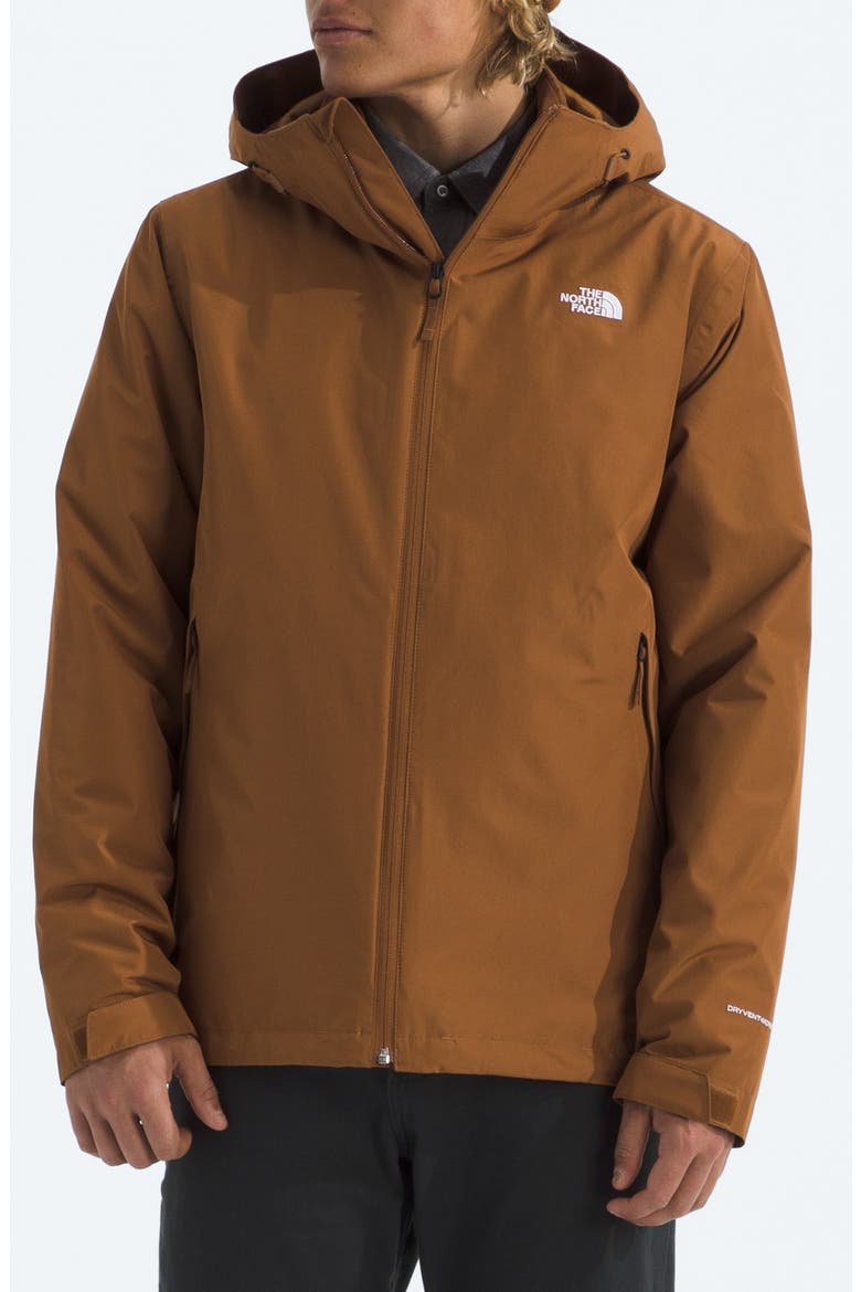 Carto Mono TriClimate® Waterproof 3-in-1 Jacket, Main, color, BURNT UMBER