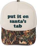 David & Young Santa's Tab Cotton Baseball Cap