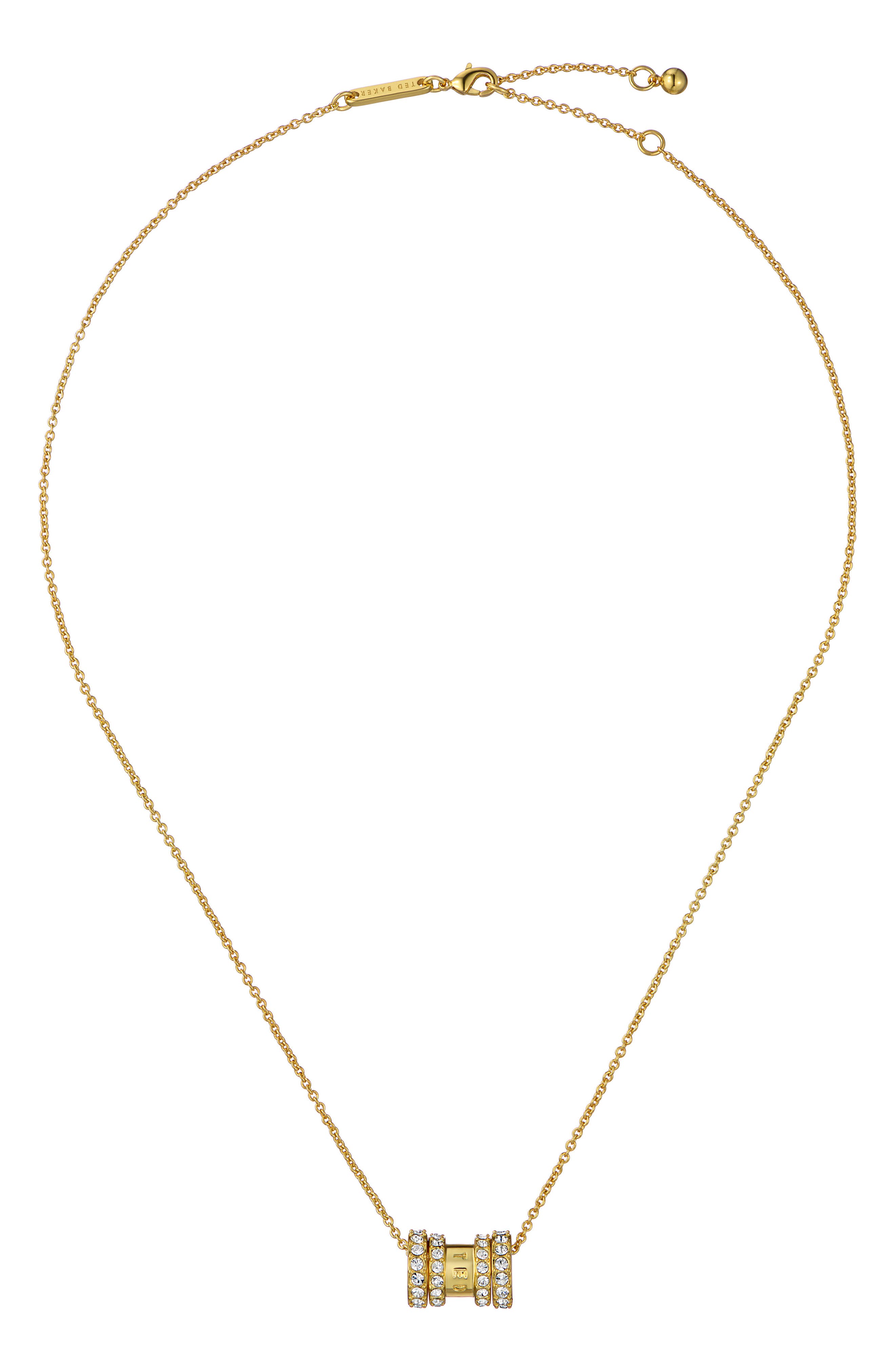 selected GOLD TONE/ CLEAR CRYSTAL