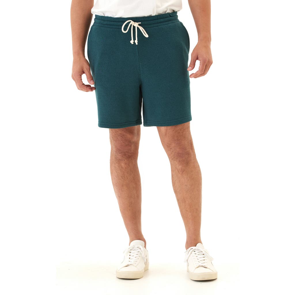 Threads 4 Thought Garrett Drawstring Fleece Shorts In Green