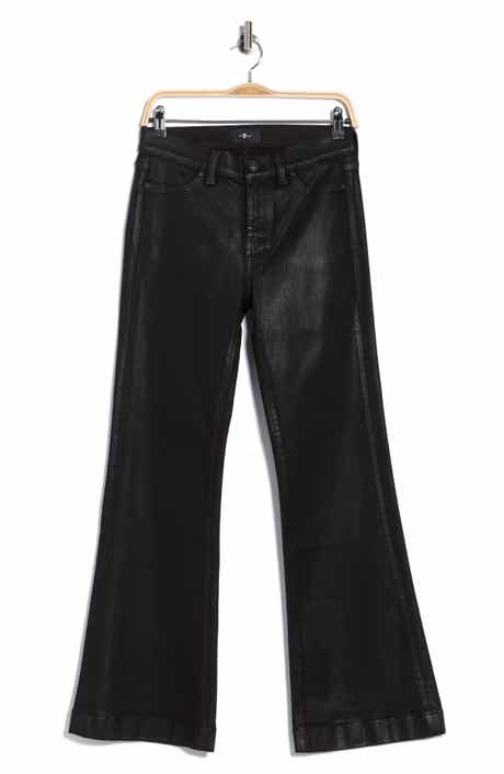Dojo Tailorless Coated Mid Rise Flare Jeans