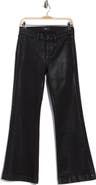 7 For All Mankind Dojo Tailorless Coated Mid Rise Flare Jeans