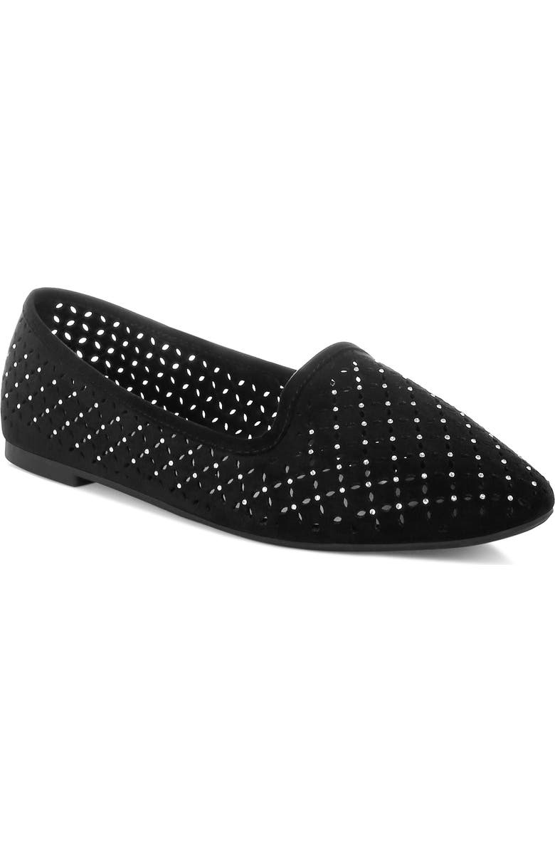 LONDON RAG Kyrie Flat, Main, color, Black