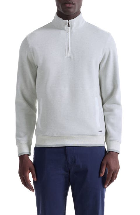 Heathered Quarter Zip Pullover