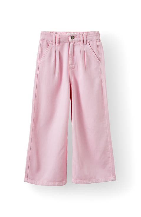 Kid's Pleat Front Relaxed Denim Jean