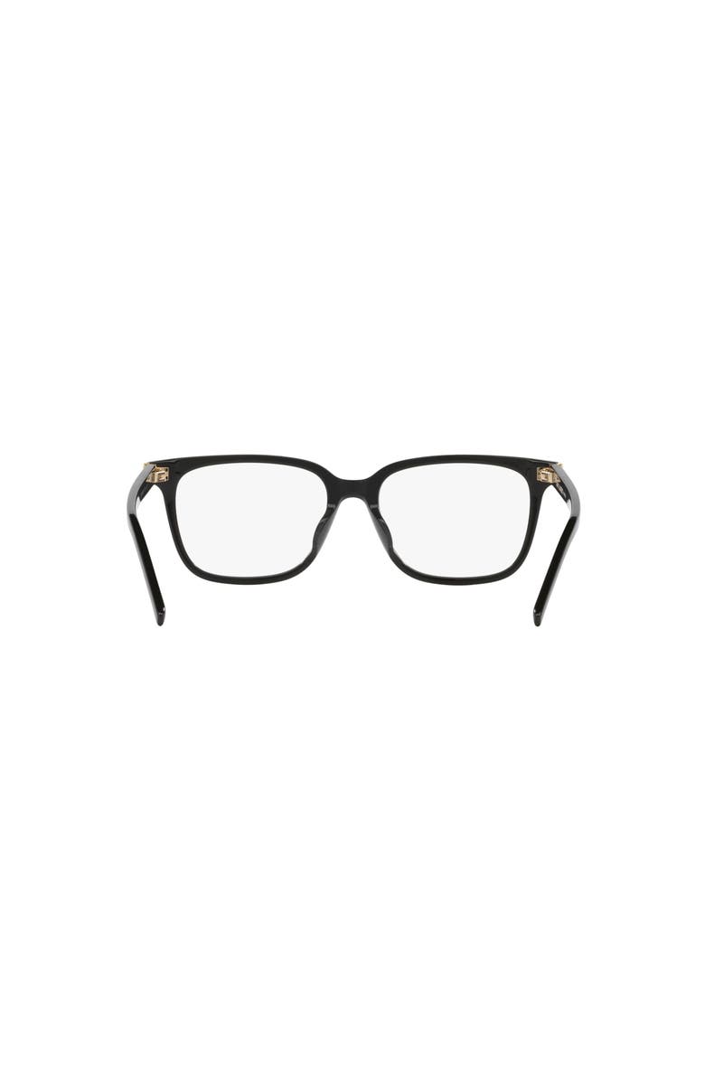Saint Laurent 55mm Rectangle optical glasses, Alternate, color, Black