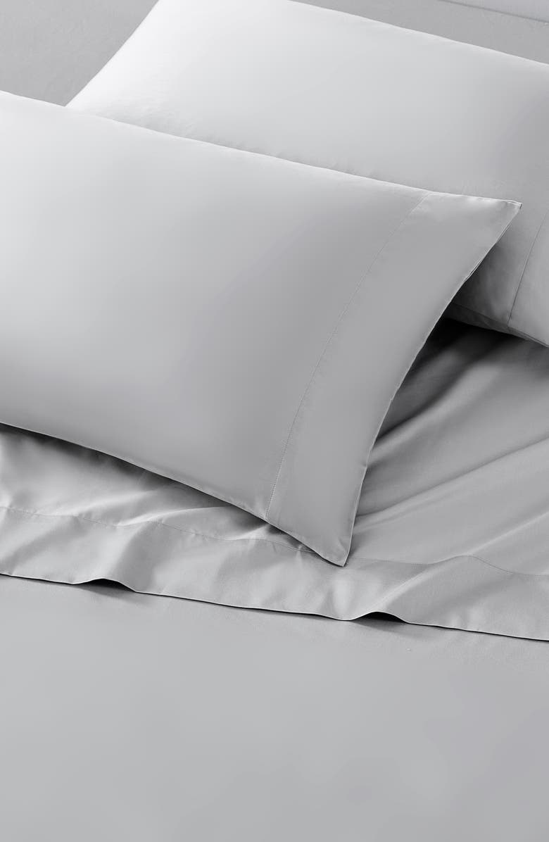Vera Wang 800 Thread Count Set of 2 Pillowcases, Alternate, color, Steel Grey