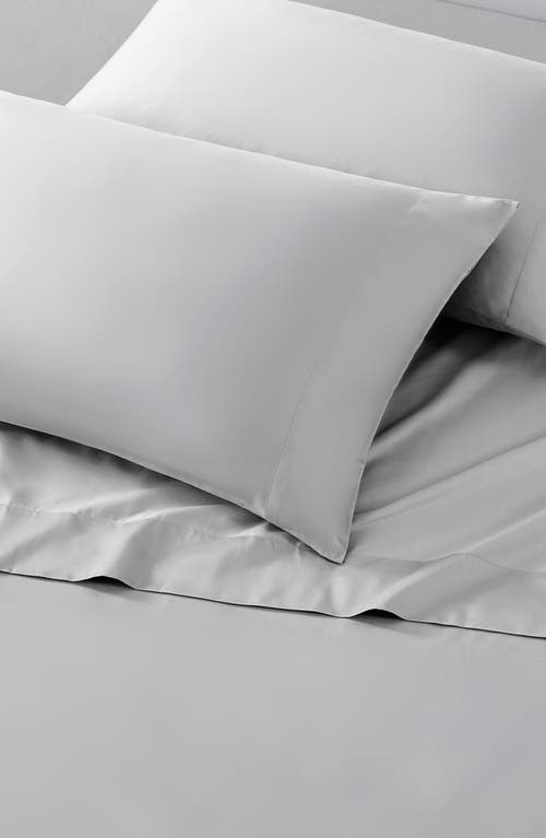Vera Wang Cotton Blend 800tc Sateen Pillowcase Set In Steel Grey