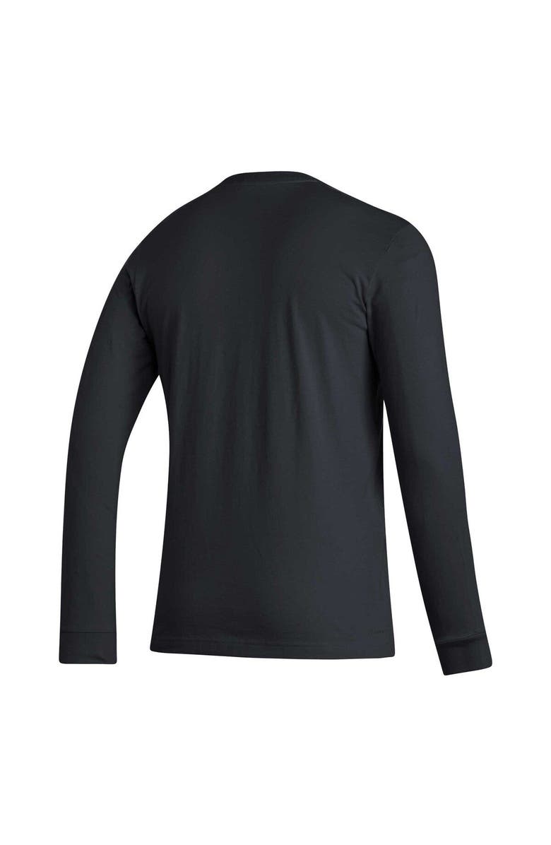 adidas Men's adidas Black Washington Huskies Locker Logo Fresh Long Sleeve T-Shirt, Alternate, color, Black