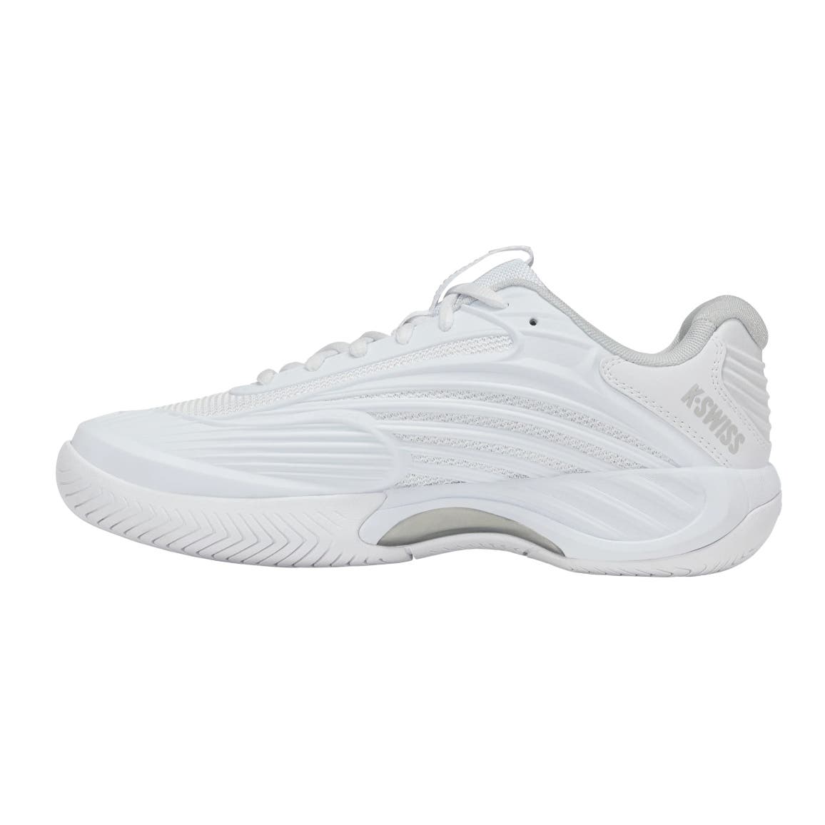 Hypercourt Express 3 Womens Tennis Shoes, Alternate, color, White/Dawn Blue/Silver