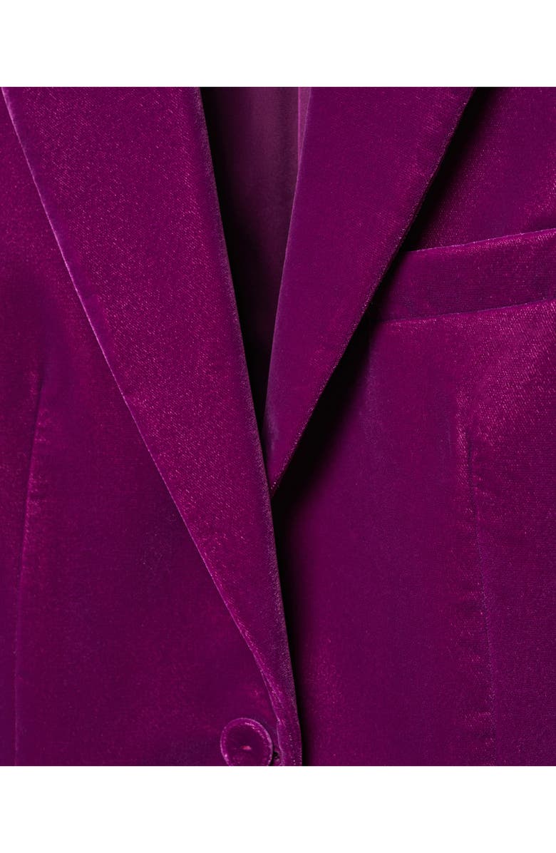 MANGO Velvet Blazer, Alternate, color, 