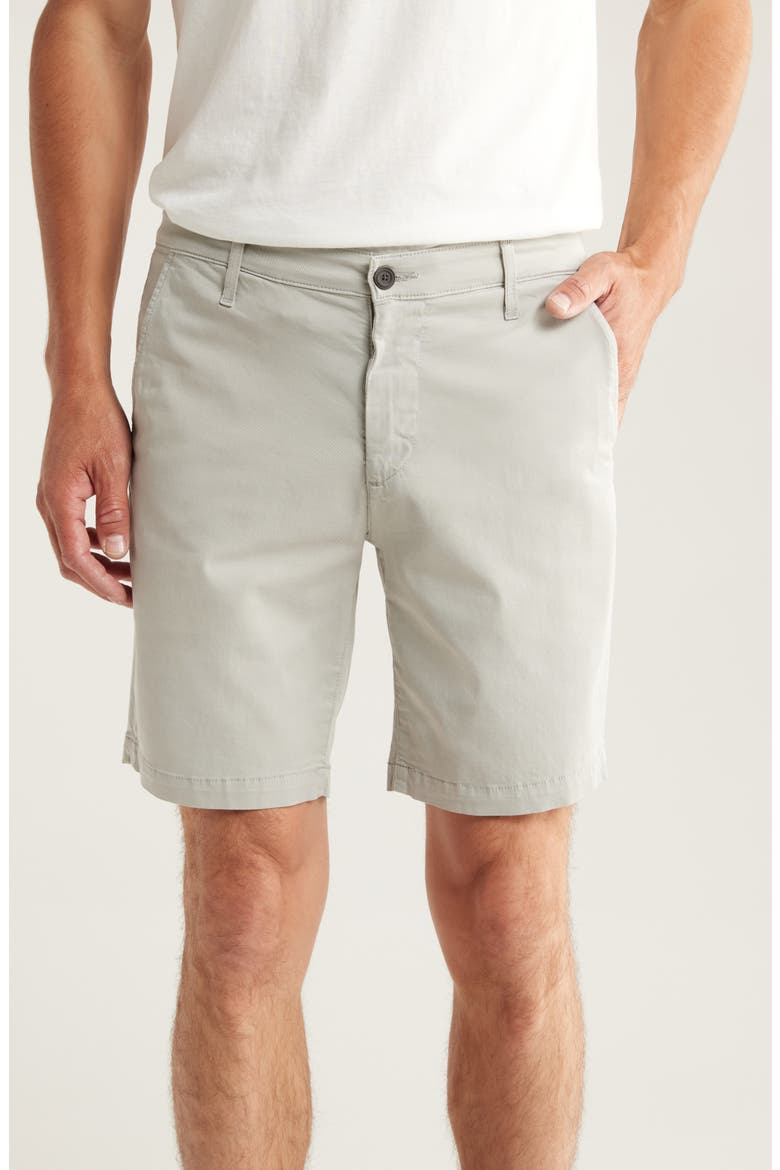 Wanderer Slim Fit Chino Shorts, Main, color, FLORENCE FOG