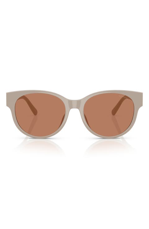 56mm Gradient Round Sunglasses