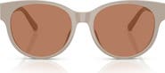 COACH 56mm Gradient Round Sunglasses