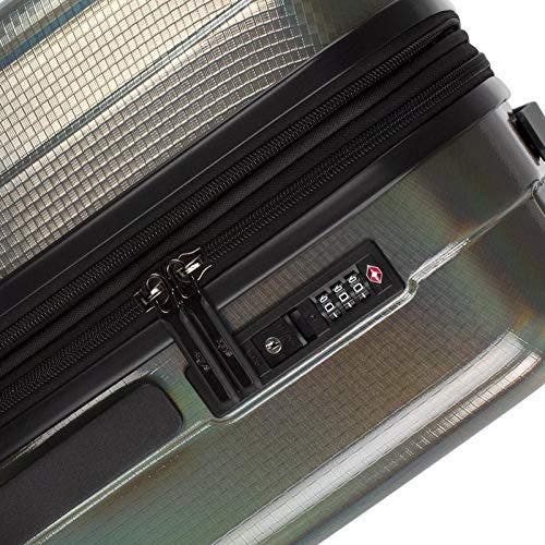 Heys America Astro Iridescent 3-piece (21/26/30) Spinner Luggage Set In Charcoal