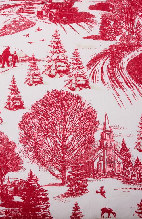 Hallmark Red Toile Comforter Set
