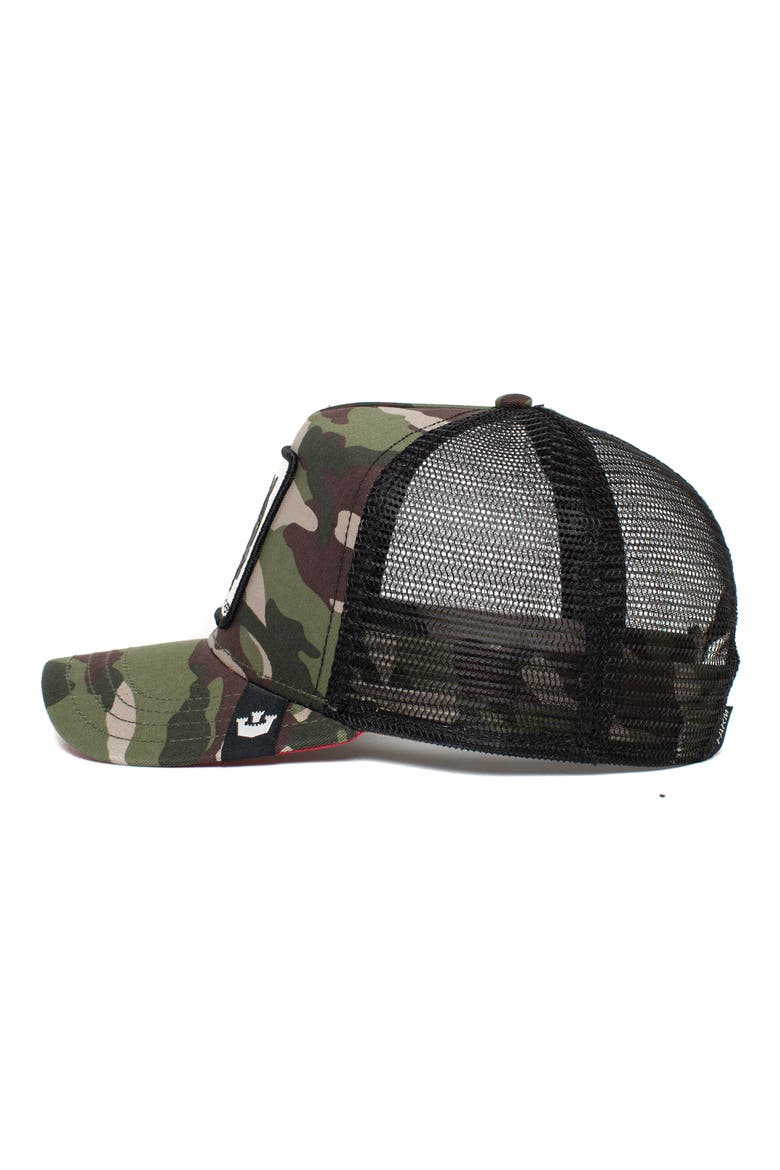 The Panther Trucker Hat, Alternate, color, CAMOUFLAGE