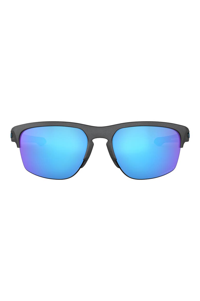 65mm Oversize Prizm™ Polarized Square Sunglasses, Main, color, GREY