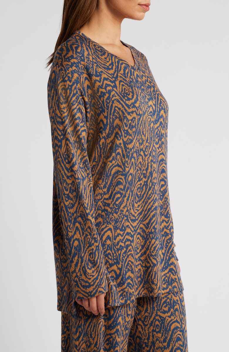 Masai Copenhagen Brunulda Print Long Sleeve Top, Alternate, color,