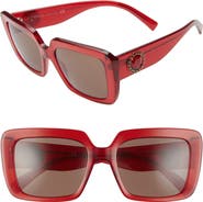 Versace 54mm Square Sunglasses
