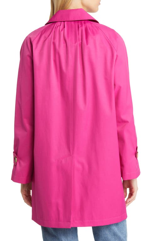 SAM EDELMAN SAM EDELMAN MAC WATER REPELLENT COTTON BLEND RAINCOAT 