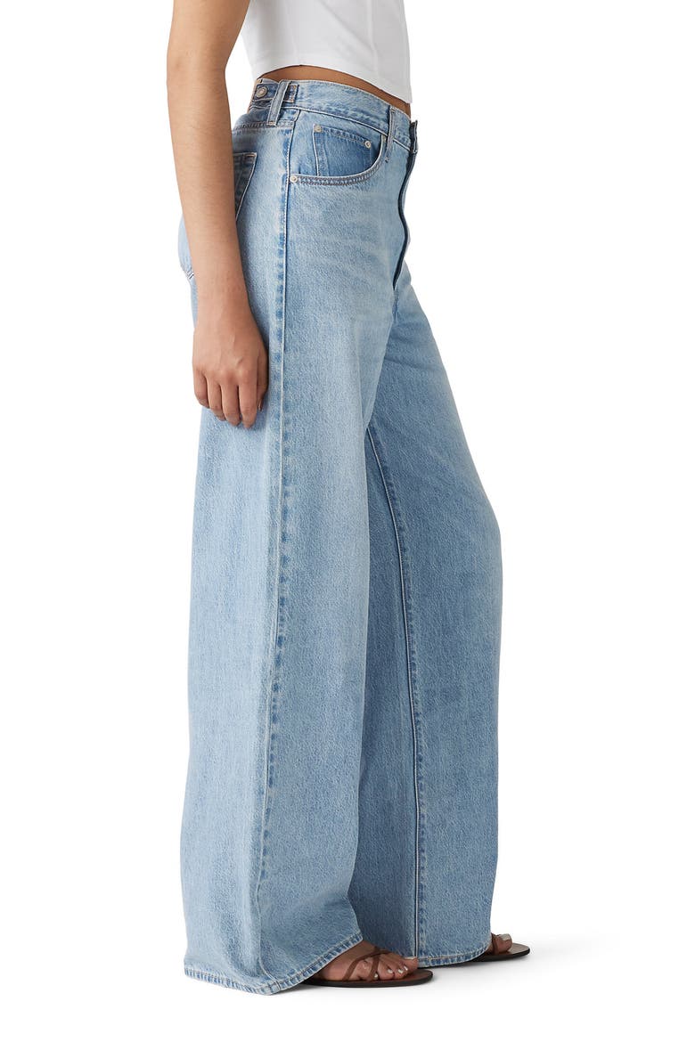 Cinch Baggy Wide Leg Jeans, Alternate, color, INVESTED INDIGO