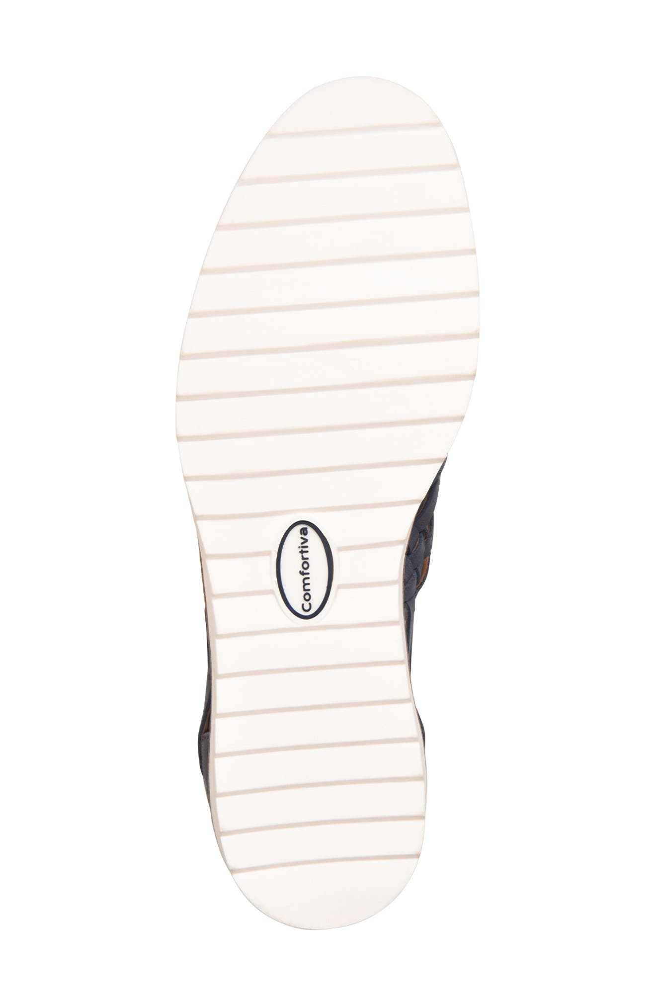 Ranier Huarache Flat, Alternate, color, NAVY