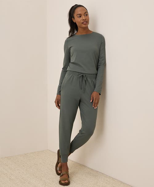 Pact Organic Cotton Cool Stretch Lounge Jogger In Castor Grey