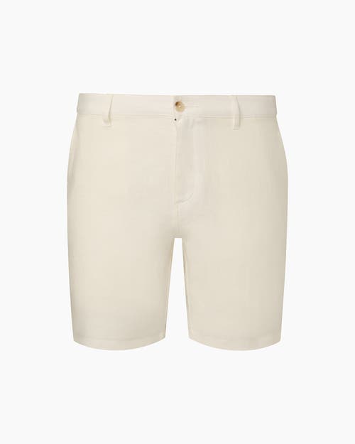 Onia Linen Fixed-waist Short In White