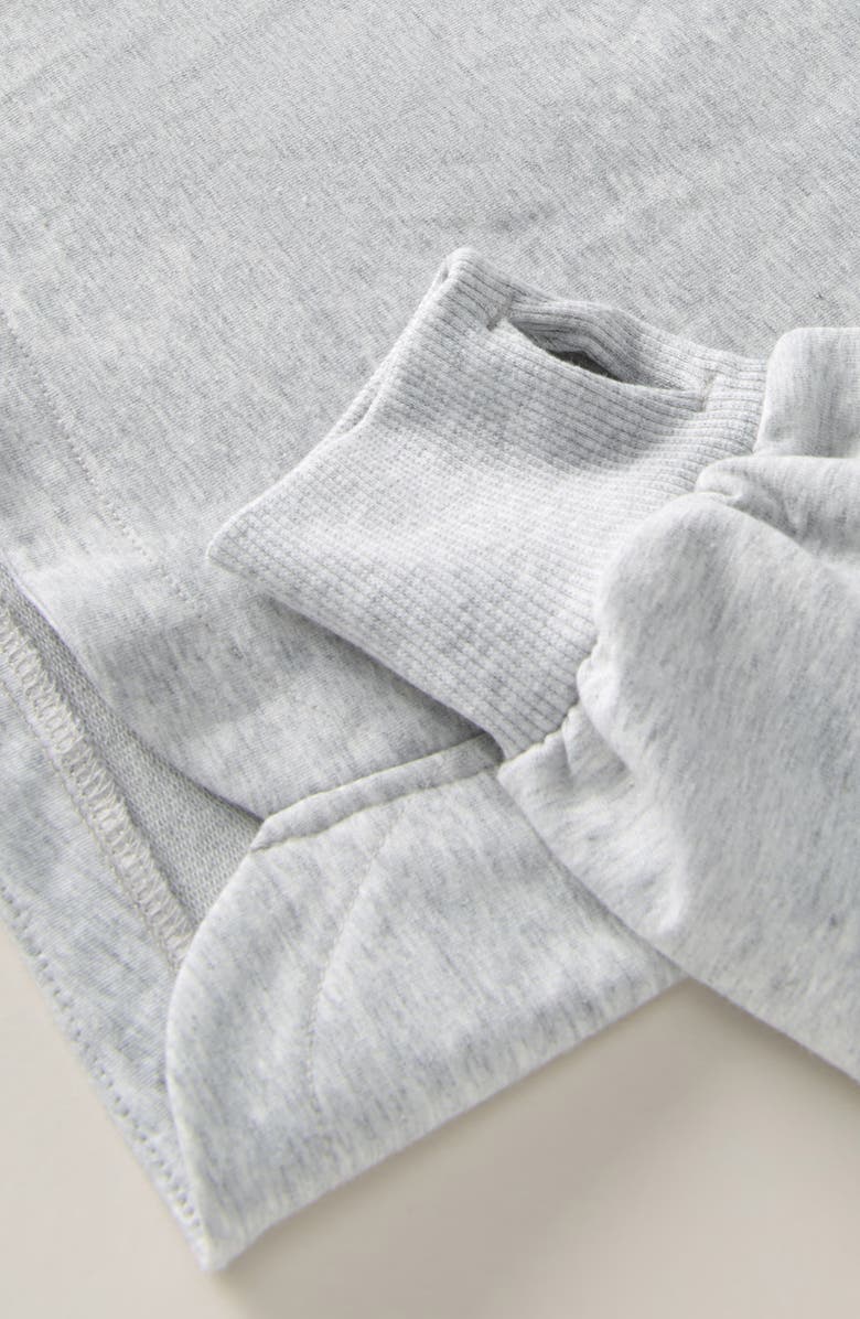 Zella Girl Kids' Practice Terry Pullover Sweatshirt, Alternate, color, Grey Light Heather