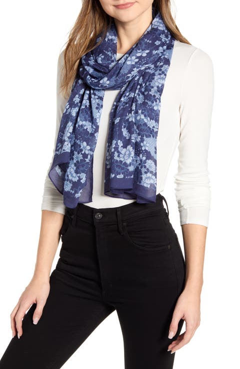 Cherry Blossom Oblong Scarf