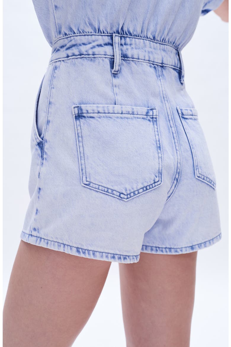 Nora Denim Romper, Alternate, color, SKY BLUE