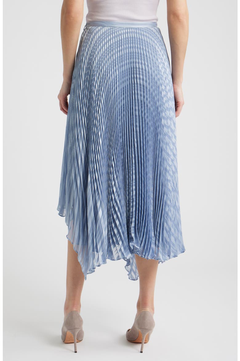 Vlantel Pleated Asymmetric Midi Skirt, Alternate, color, BT BU
