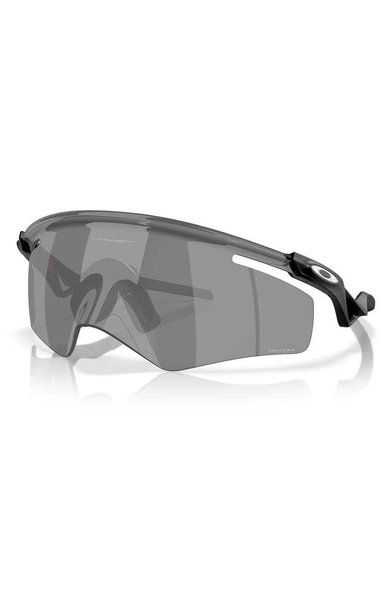 Oakley QNTM Kato<sup>™</sup> 156mm Prizm<sup>™</sup> Shield Sunglasses, Alternate, color, Matte Black