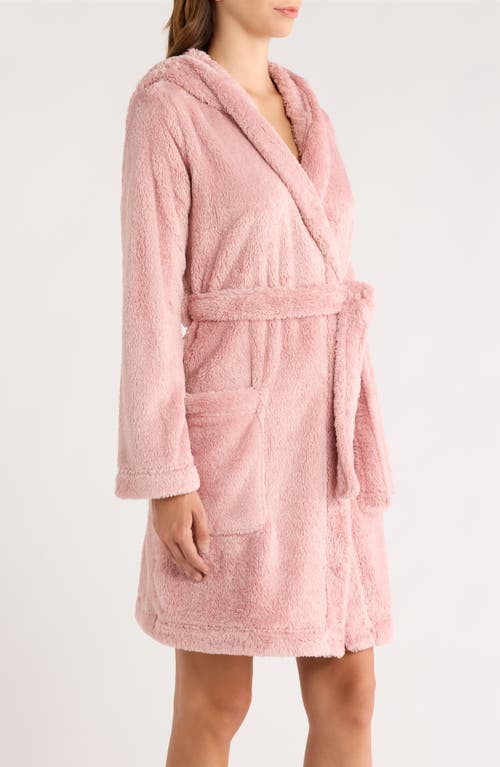Ugg(r) Aarti Faux Shearling Hooded Robe In Purple