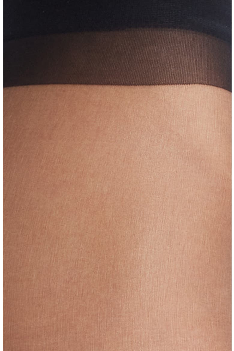 Shelina 12-Denier Ultrasheer Tights, Alternate, color, BLACKDNU