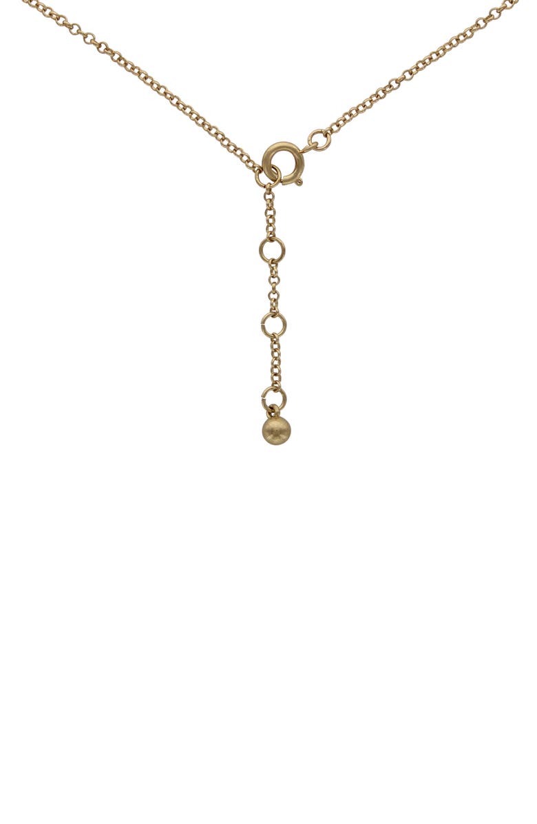 OLIVIA WELLES Brielle Double Strap Crystal Necklace, Alternate, color, Metallic