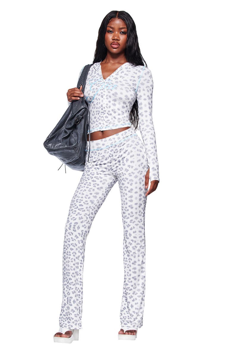 I.AM.GIA Blare Crop Hoodie, Alternate, color, Heather Grey