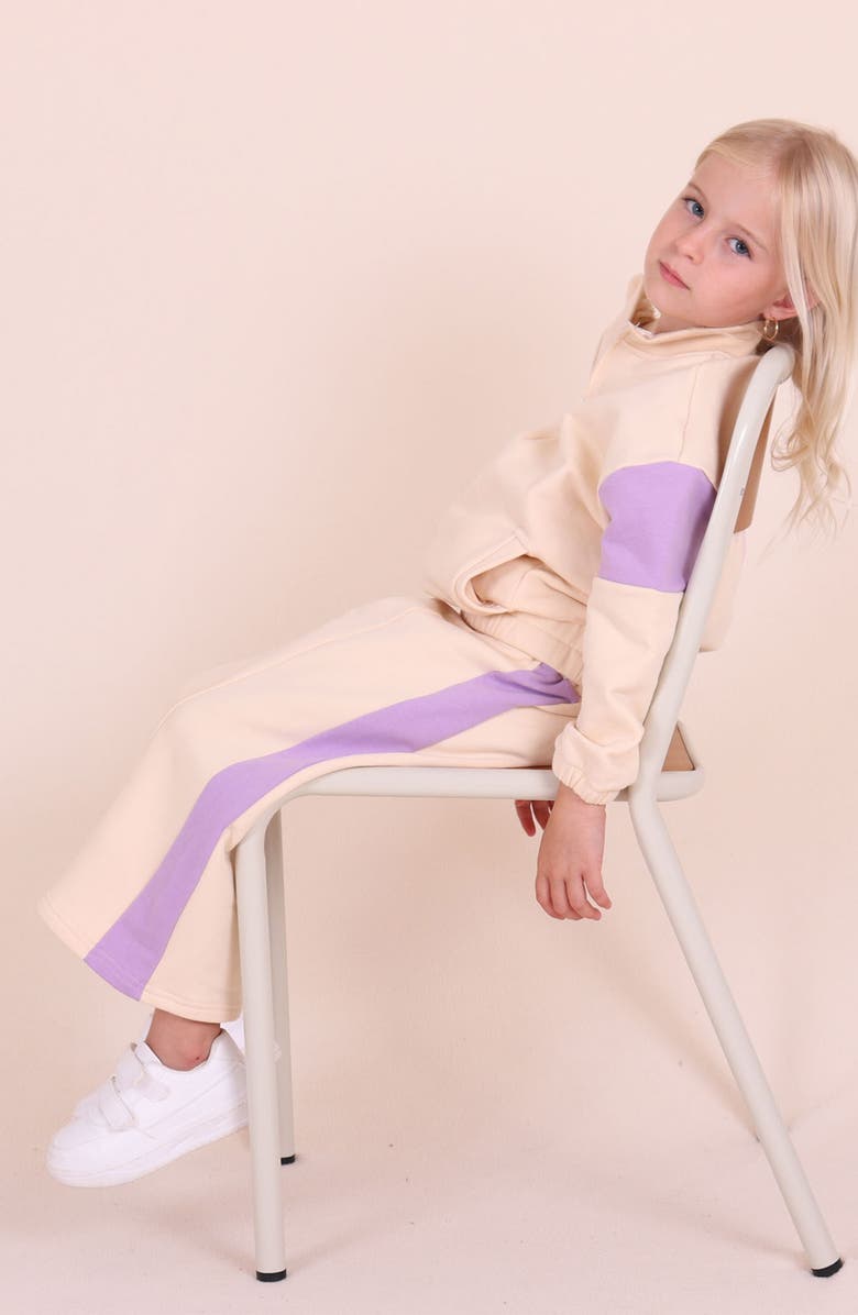 TINY TRIBE Kids' Wide Leg Sweatpants, Alternate, color, Lilac