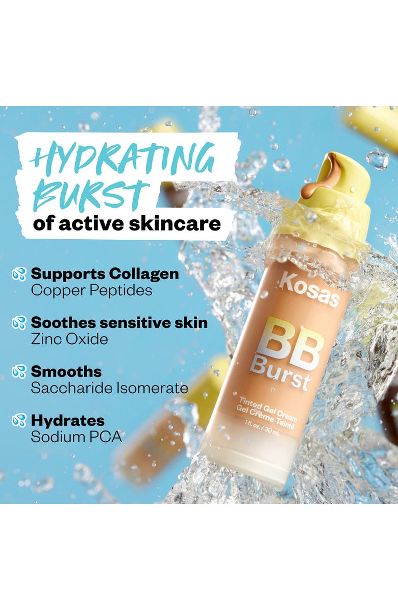 Kosas BB Burst Tinted Moisturizer Gel Cream with Copper Peptides, Alternate, color, 41 Nc