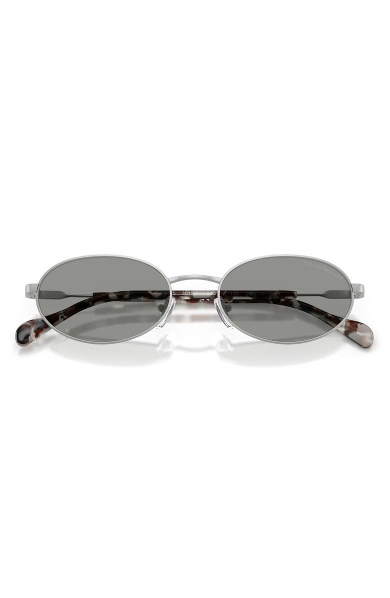 Emporio Armani 54mm Oval Sunglasses, Alternate, color,