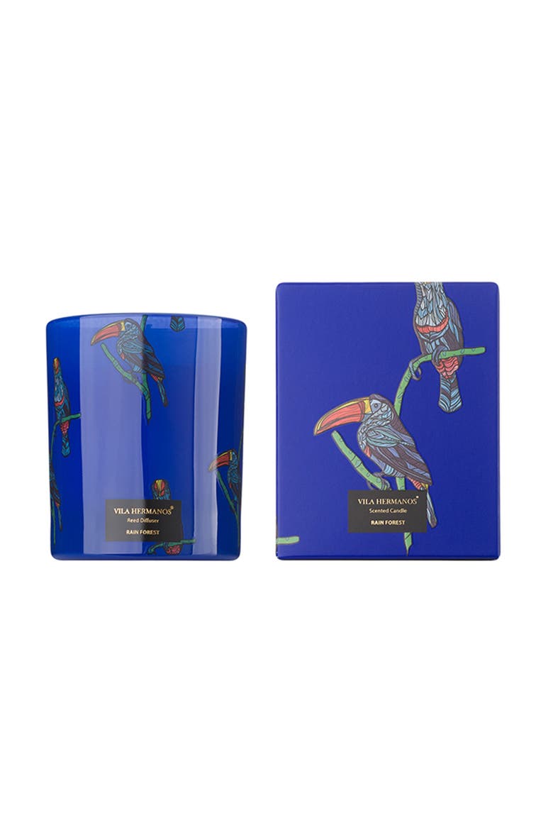 Vila Jungletropia Candle In Jar, Alternate, color, Tucan Rain Forest