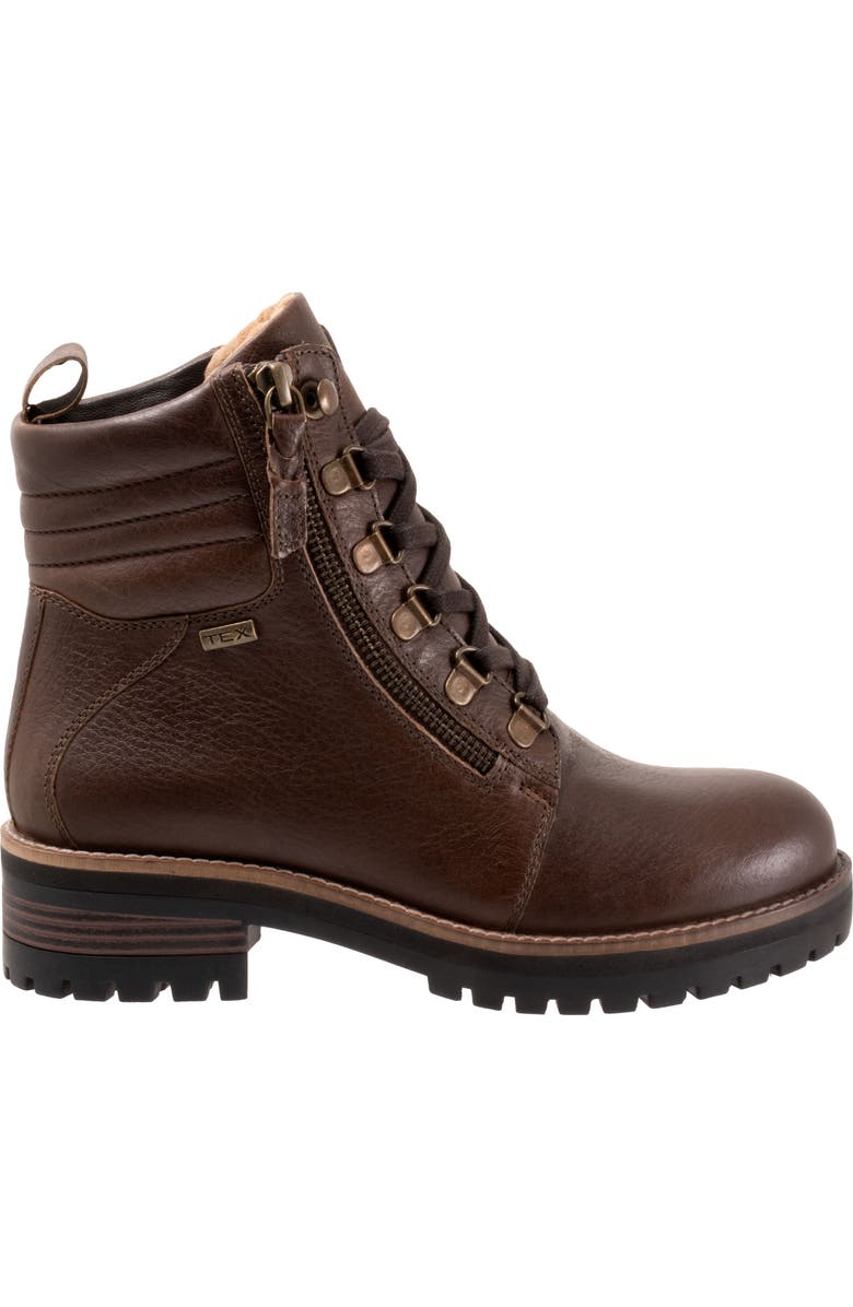 SoftWalk<sup>®</sup> Everett Lace-Up Boot, Alternate, color, Dark Brown Tumbled Leather
