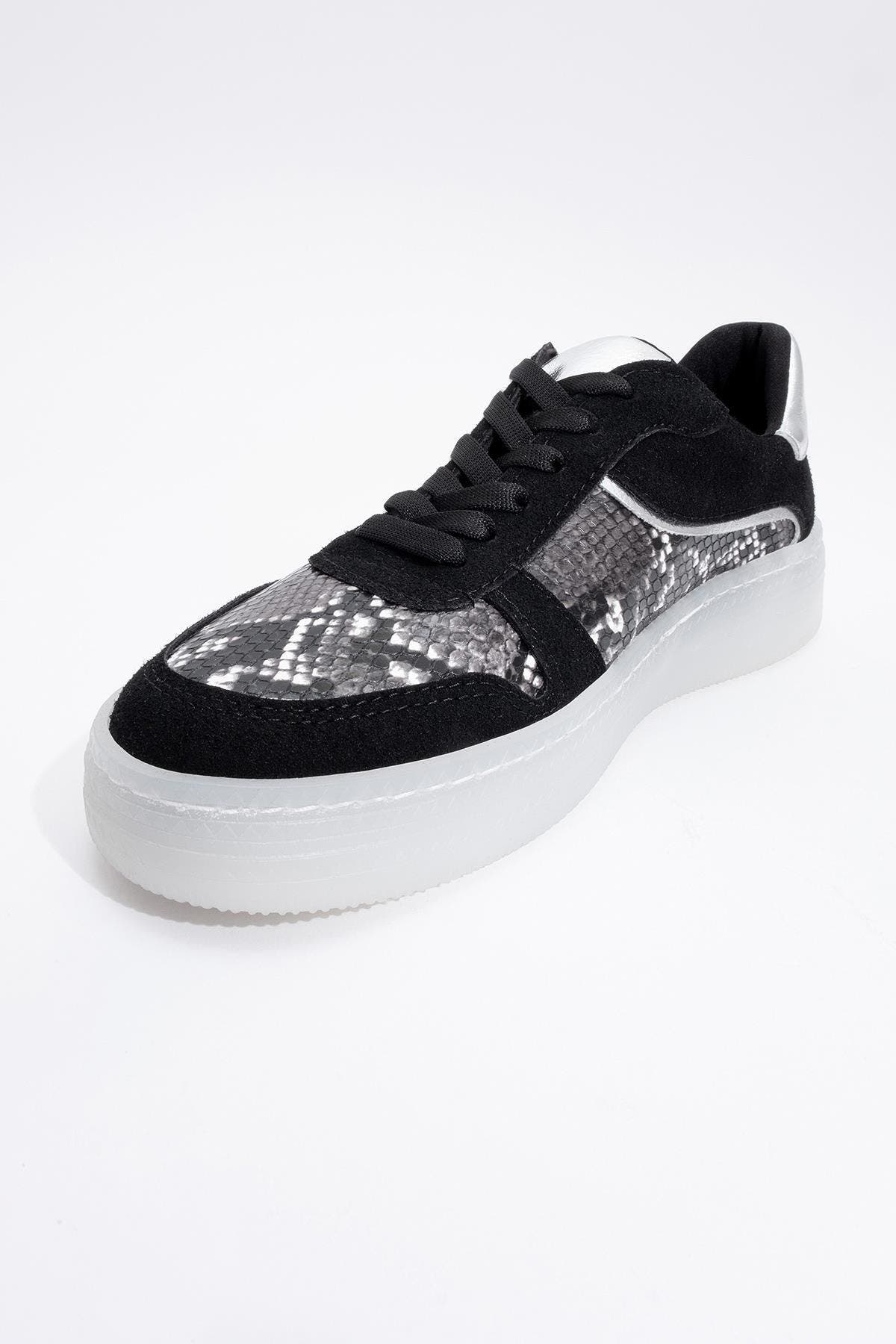 Prologue Shoes Montero Sneakers, Alternate, color, Black Print Faux Leather
