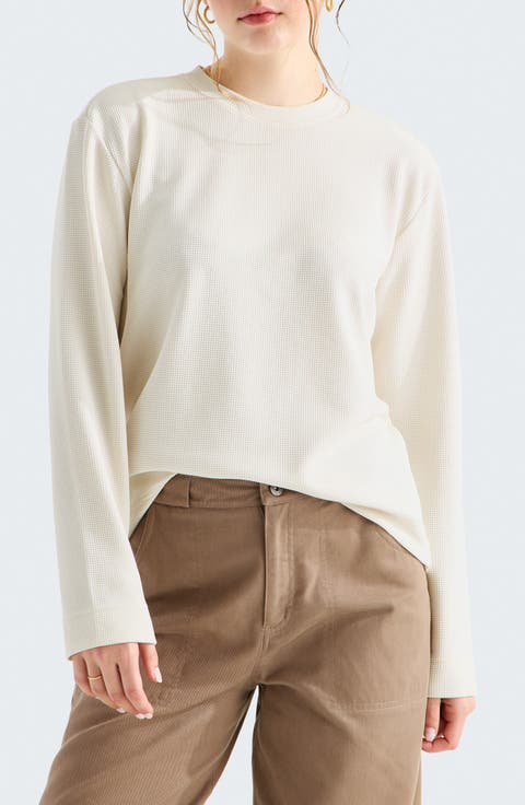 Ridge Path Waffle Long Sleeve T-Shirt