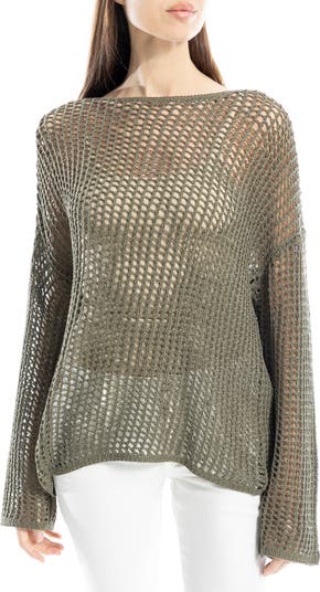 Oversize Open Knit Sweater